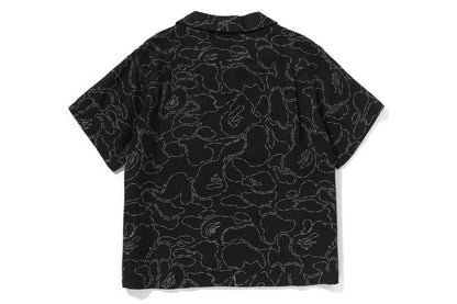 BAPE 印花休閒短袖襯衫