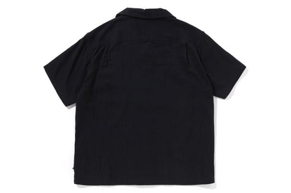 BAPE 刺繡休閒短袖襯衫