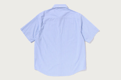 BAPE MULTI STRIPES COTTON POPLIN 短袖襯衫