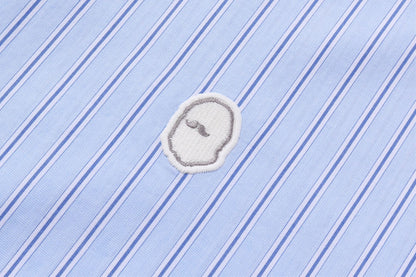BAPE MULTI STRIPES COTTON POPLIN 短袖襯衫