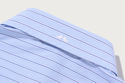 BAPE MULTI STRIPES COTTON POPLIN 短袖襯衫