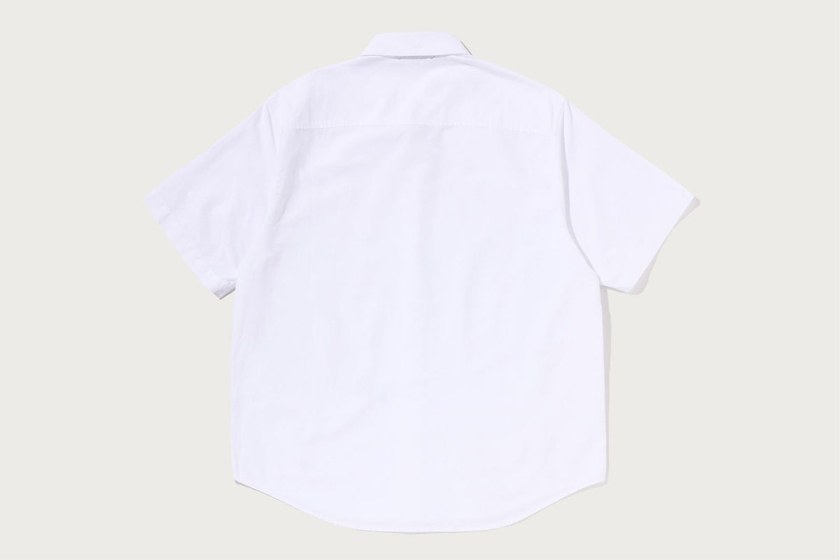 BAPE COTTON OXFORD 短袖襯衫