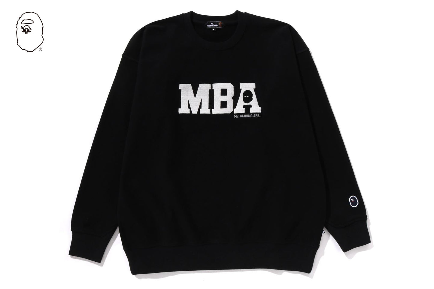 BAPE PULL OVER CREWNECK SWEAT SHIRT