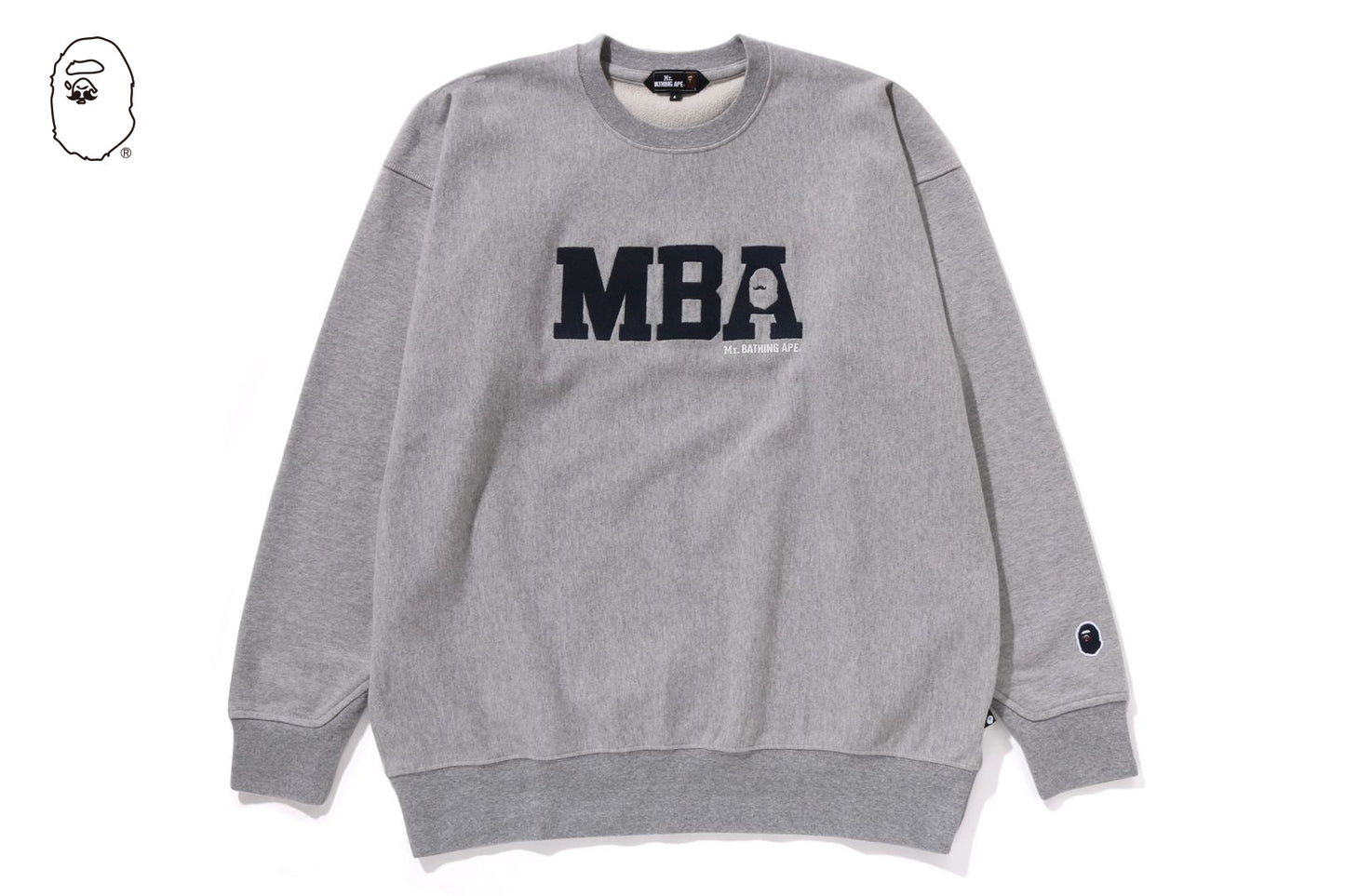BAPE PULL OVER CREWNECK SWEAT SHIRT