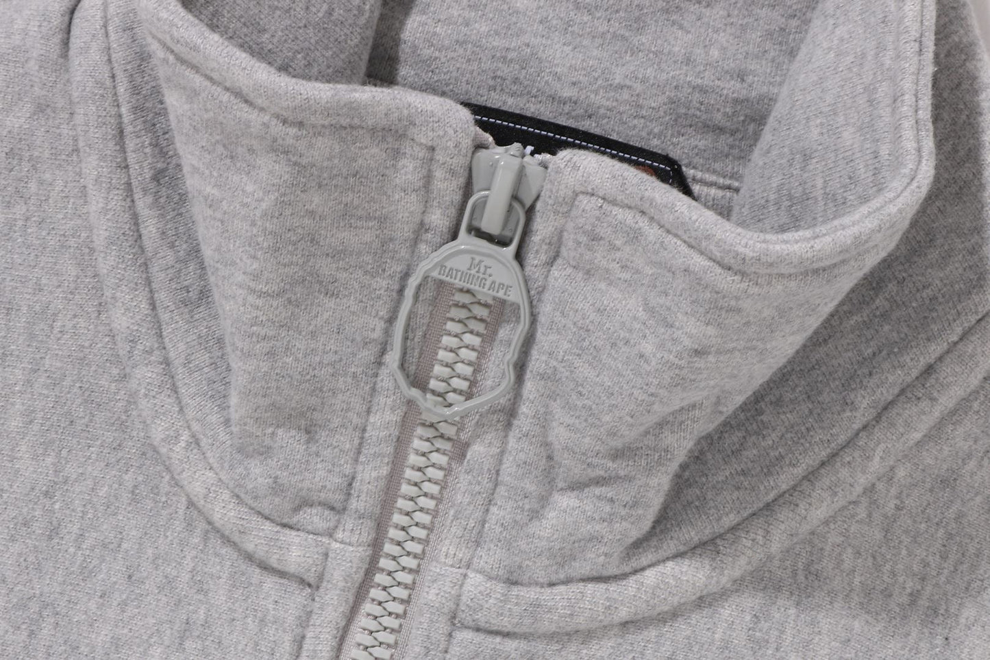 BAPE HALF ZIP PULL OVER SWEAT SHIRT #1