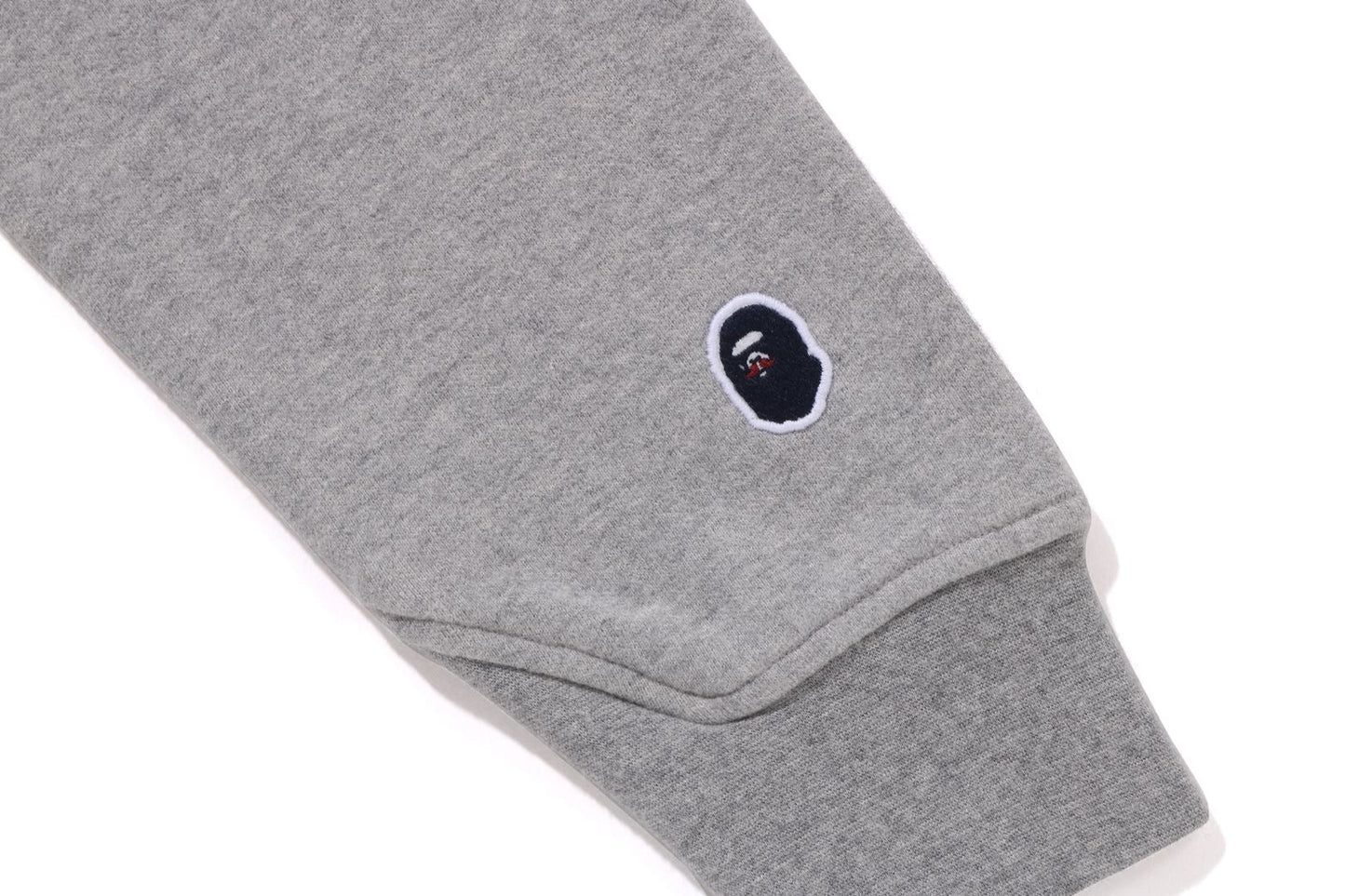 BAPE HALF ZIP PULL OVER SWEAT SHIRT #1