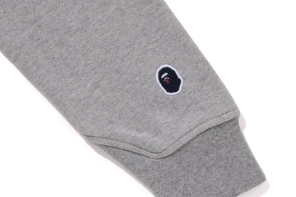BAPE HALF ZIP PULL OVER SWEAT SHIRT #1