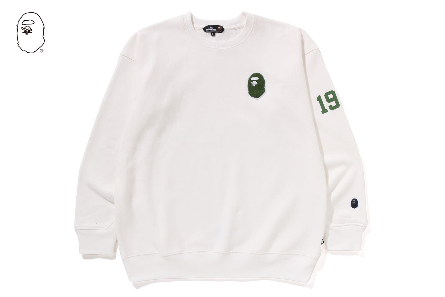 BAPE PULL OVER CREWNECK SWEAT SHIRT