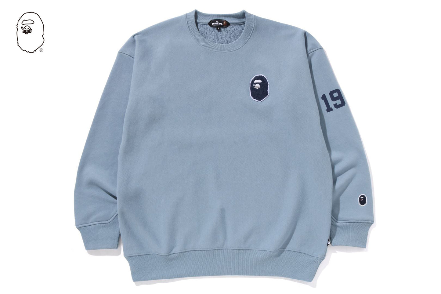 BAPE PULL OVER CREWNECK SWEAT SHIRT