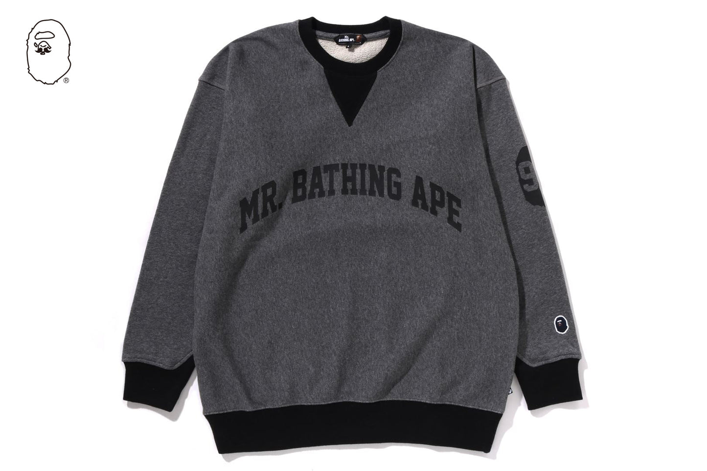 BAPE PULL OVER CREWNECK SWEAT SHIRT