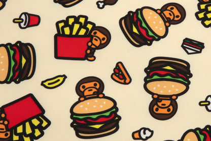 BAPE BABY MILO 毛絨玩具漢堡托特包