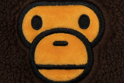 BAPE BABY MILO MINI FAUX FUR BACKPACK