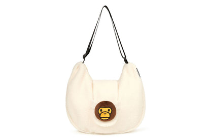 BAPE BABY MILO 人造毛絨大托特包