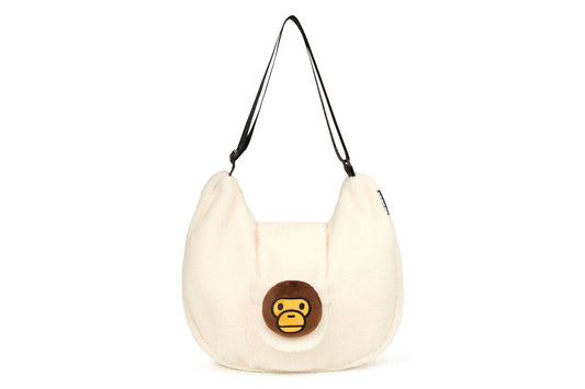 BAPE BABY MILO 人造毛大托特包