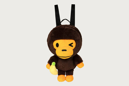 BAPE BABY MILO 大型毛絨娃娃背包
