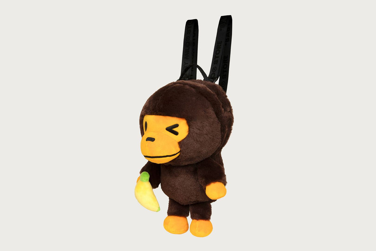 BAPE BABY MILO 大型毛絨娃娃背包