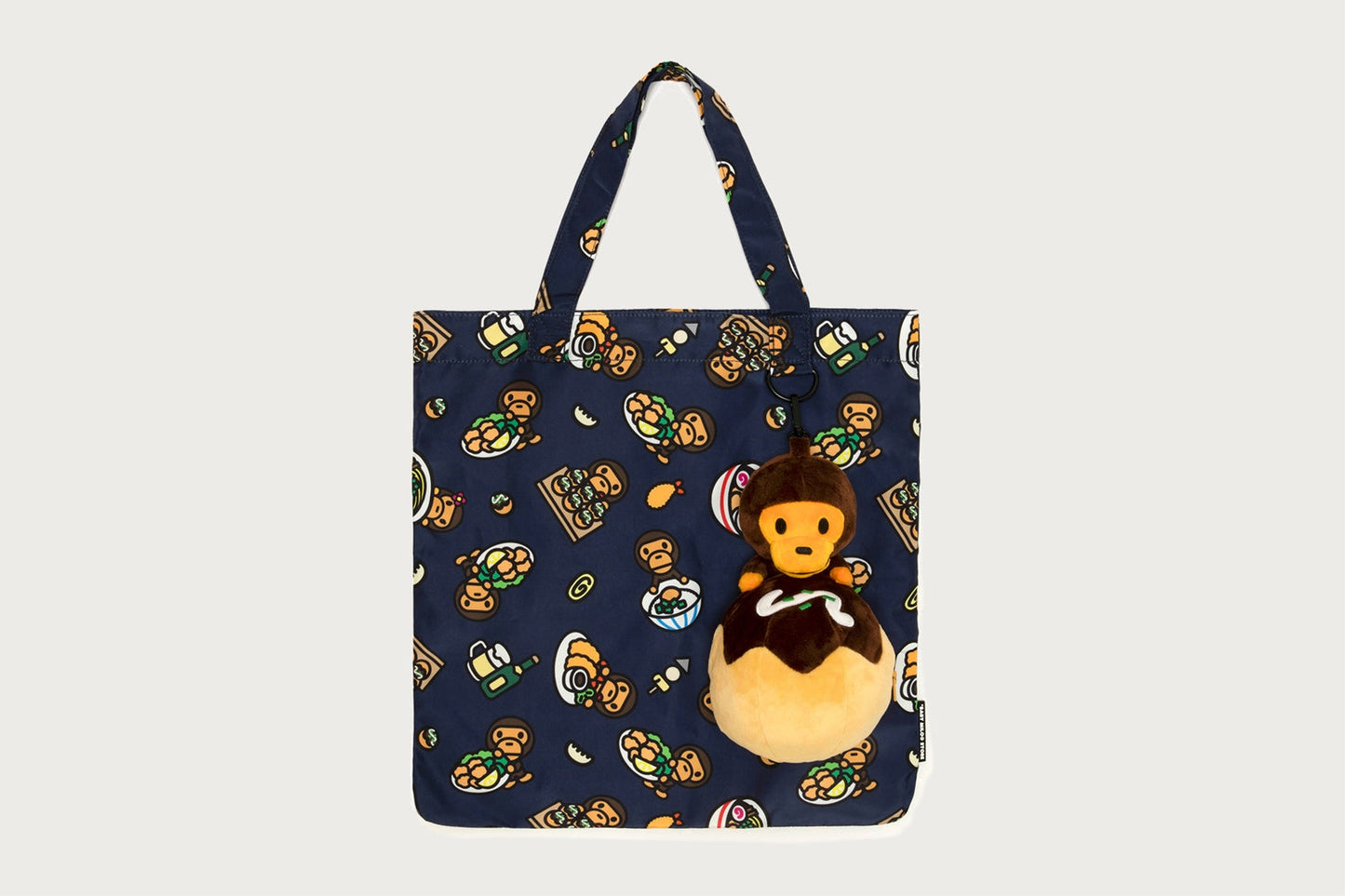 BAPE BABY MILO 毛絨玩具 章魚燒托特包