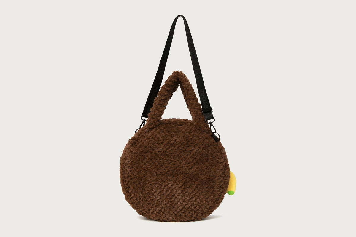 BAPE BABY MILO FAUX FUR LARGE TOTE BAG