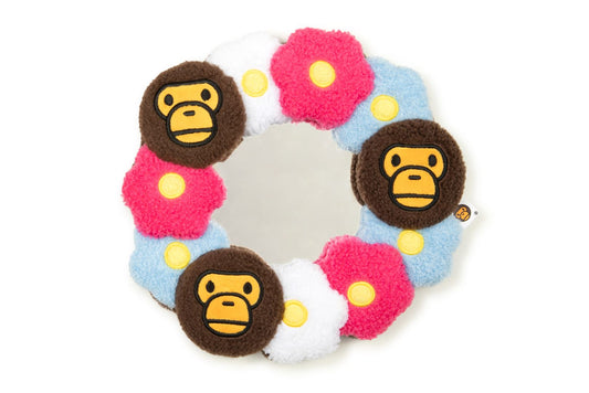BAPE BABY MILO 毛絨鏡子