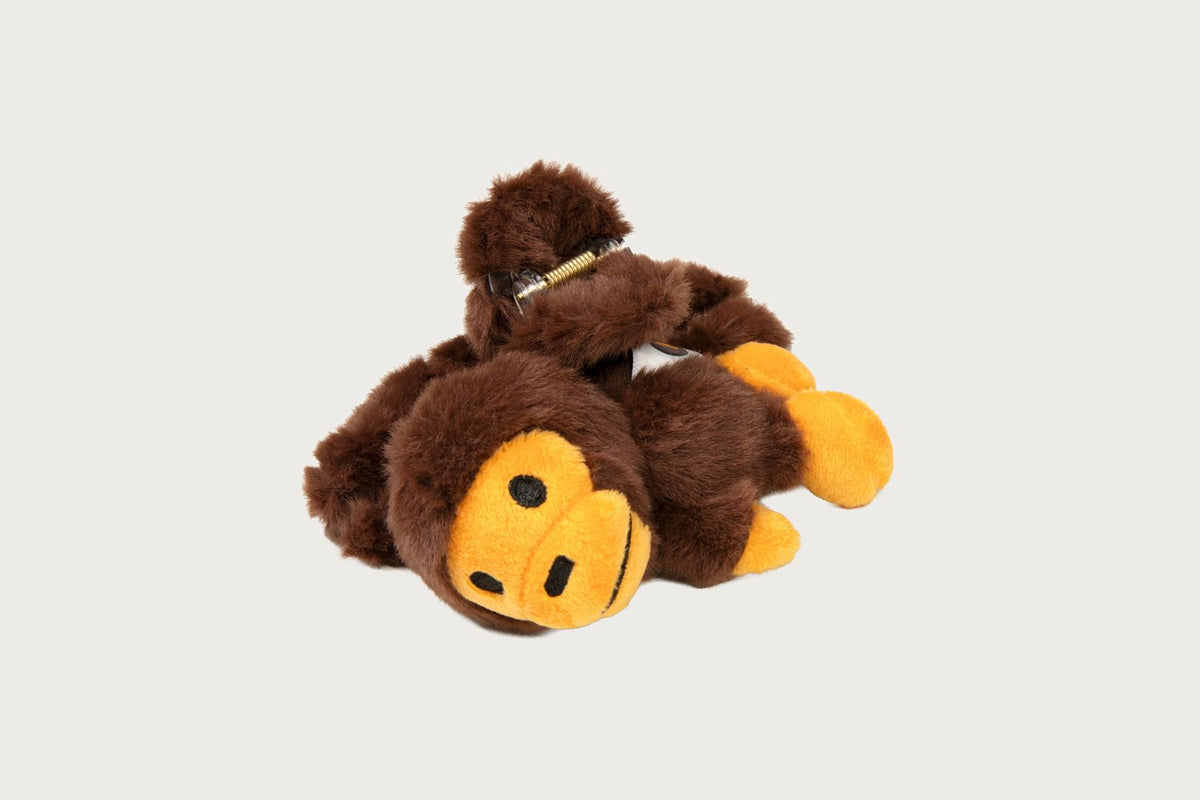 BAPE BABY MILO 毛絨玩具髮夾 #1