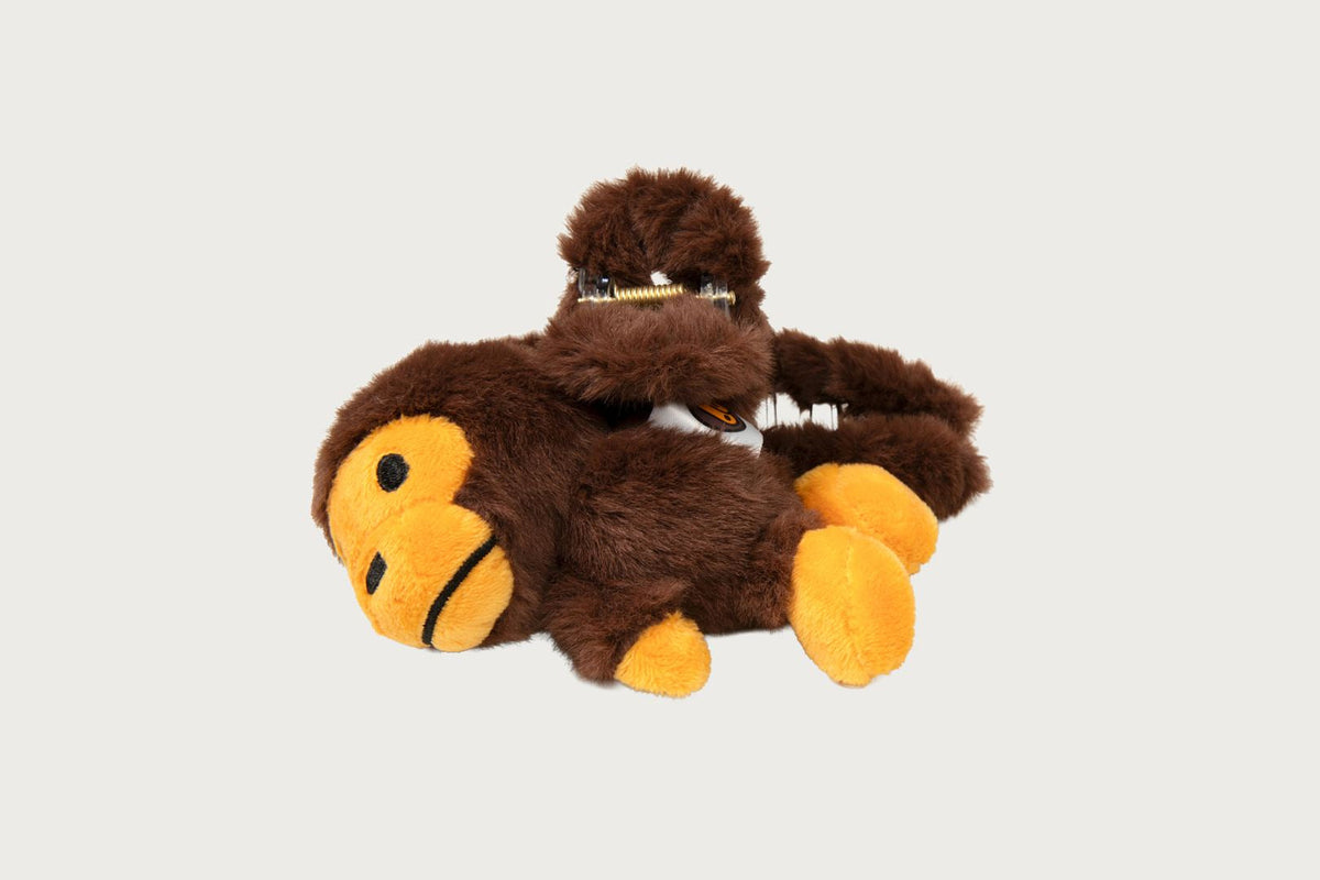 BAPE BABY MILO 毛絨玩具髮夾 #1
