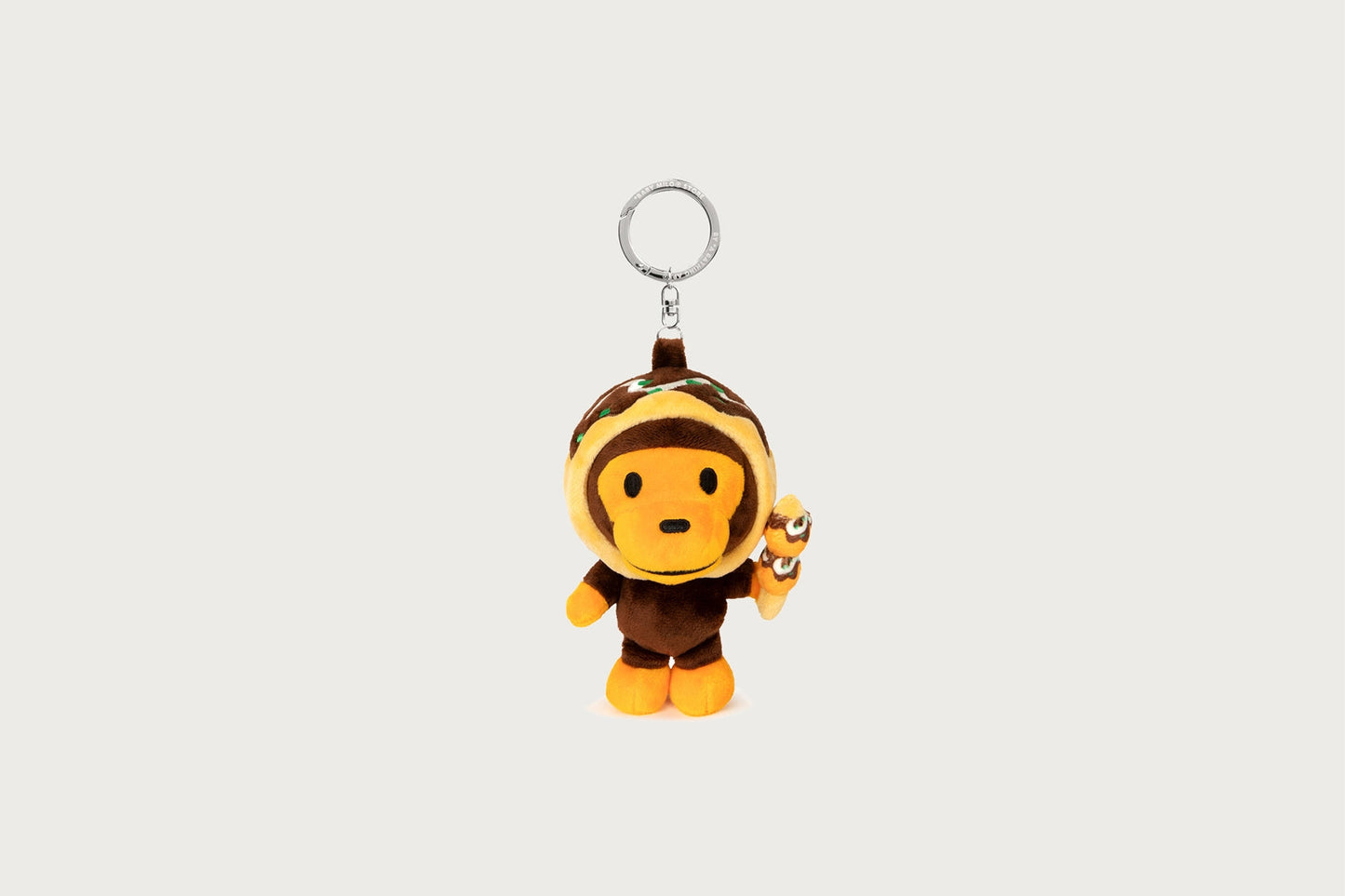 BAPE BABY MILO 章魚燒毛絨玩具鑰匙圈 15CM