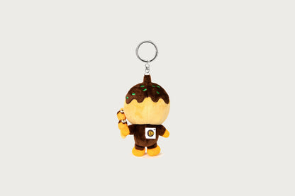 BAPE BABY MILO 章魚燒毛絨玩具鑰匙圈 15CM