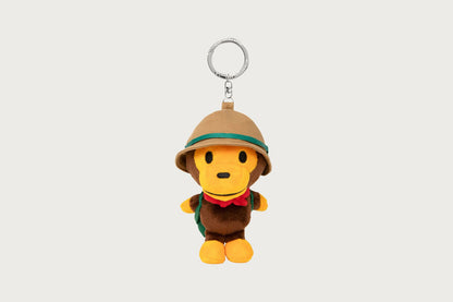 BAPE BABY MILO CAMPING 毛絨玩具鑰匙圈 15CM