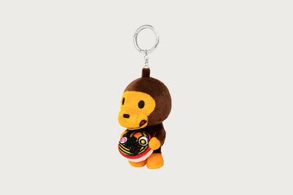 BAPE BABY MILO RAMEN 毛絨玩具鑰匙圈 15CM
