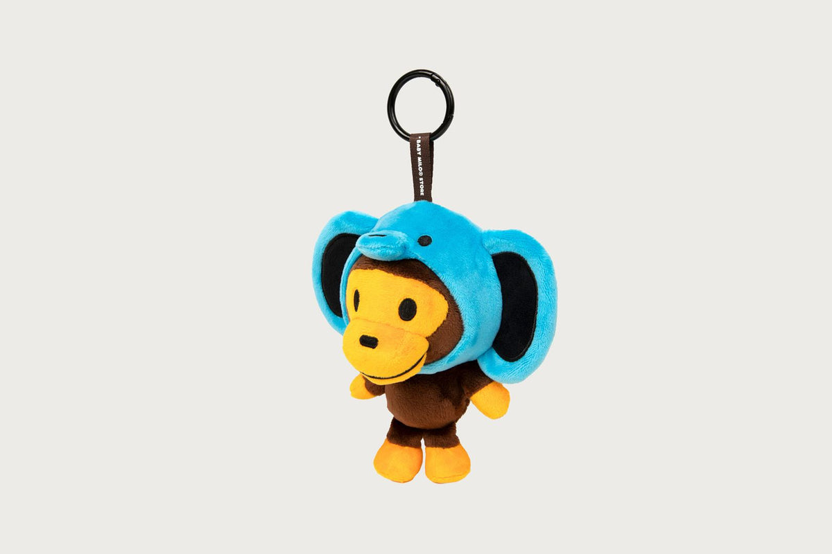 BAPE BABY MILO ELEPH 15CM 毛絨玩具鑰匙圈