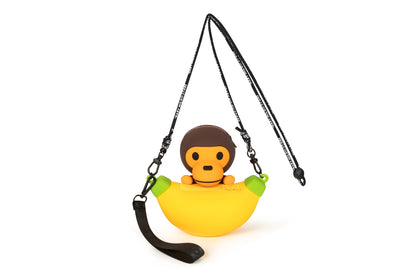 BAPE BABY MILO 矽膠斜背包