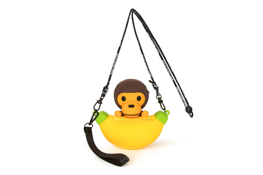 BAPE BABY MILO 矽膠斜背包