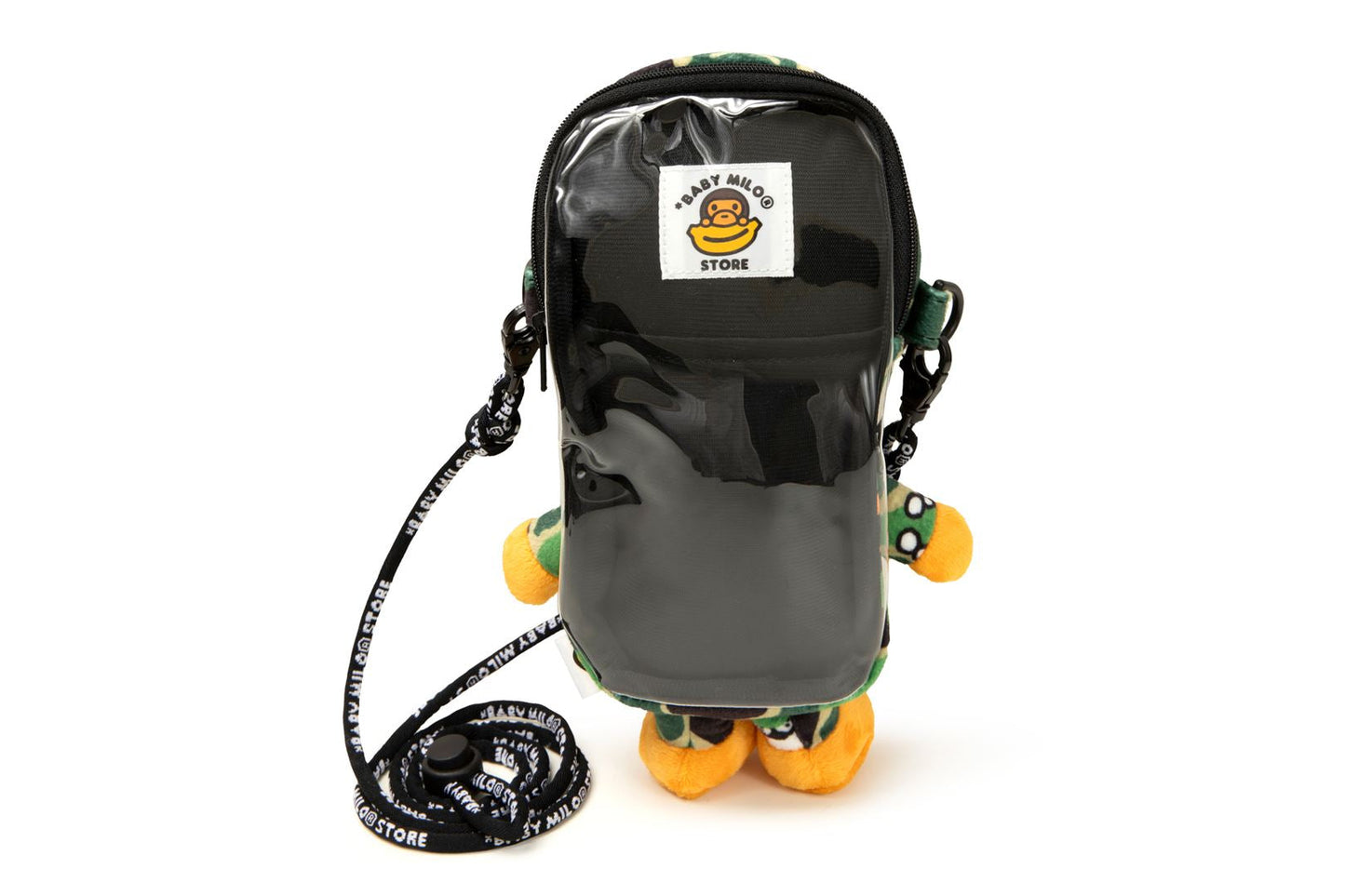 BAPE BABY MILO 毛絨手機包