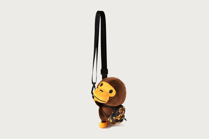 BAPE BABY MILO 小型毛絨娃娃斜背包