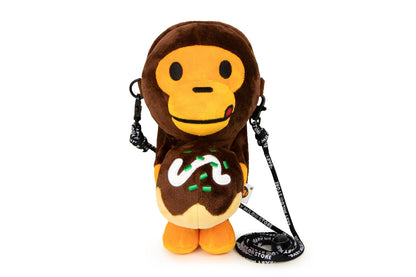 BAPE BABY MILO 章魚燒毛絨玩具手機包