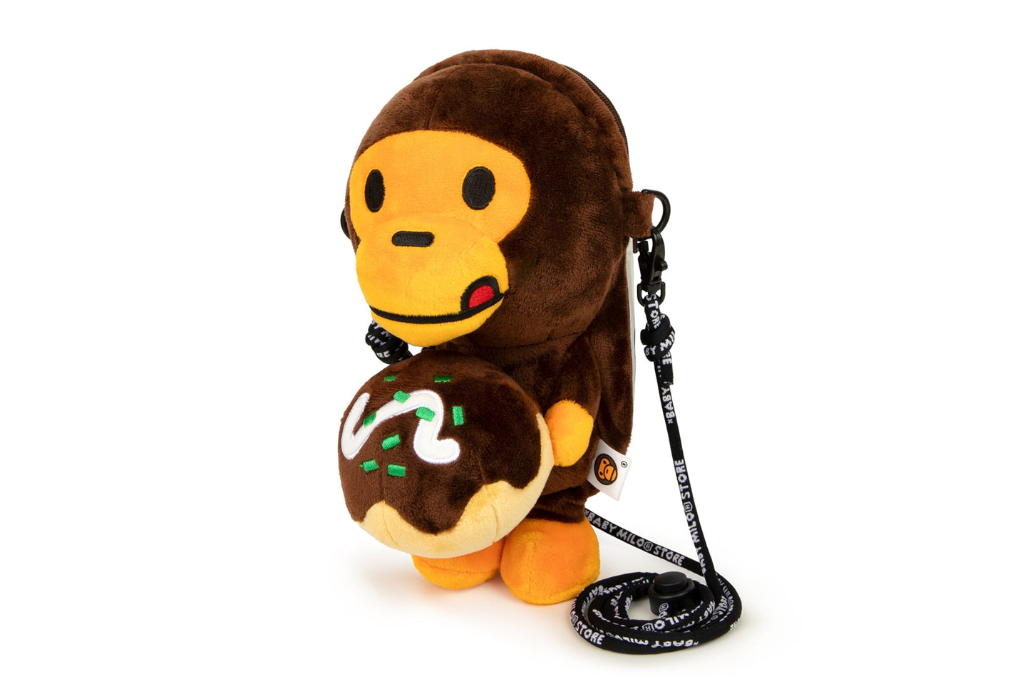 BAPE BABY MILO 章魚燒毛絨玩具手機包