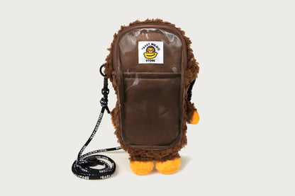 BAPE BABY MILO 假毛絨玩具手機包 #1