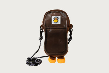 BAPE BABY MILO 拉麵毛絨娃娃手機包