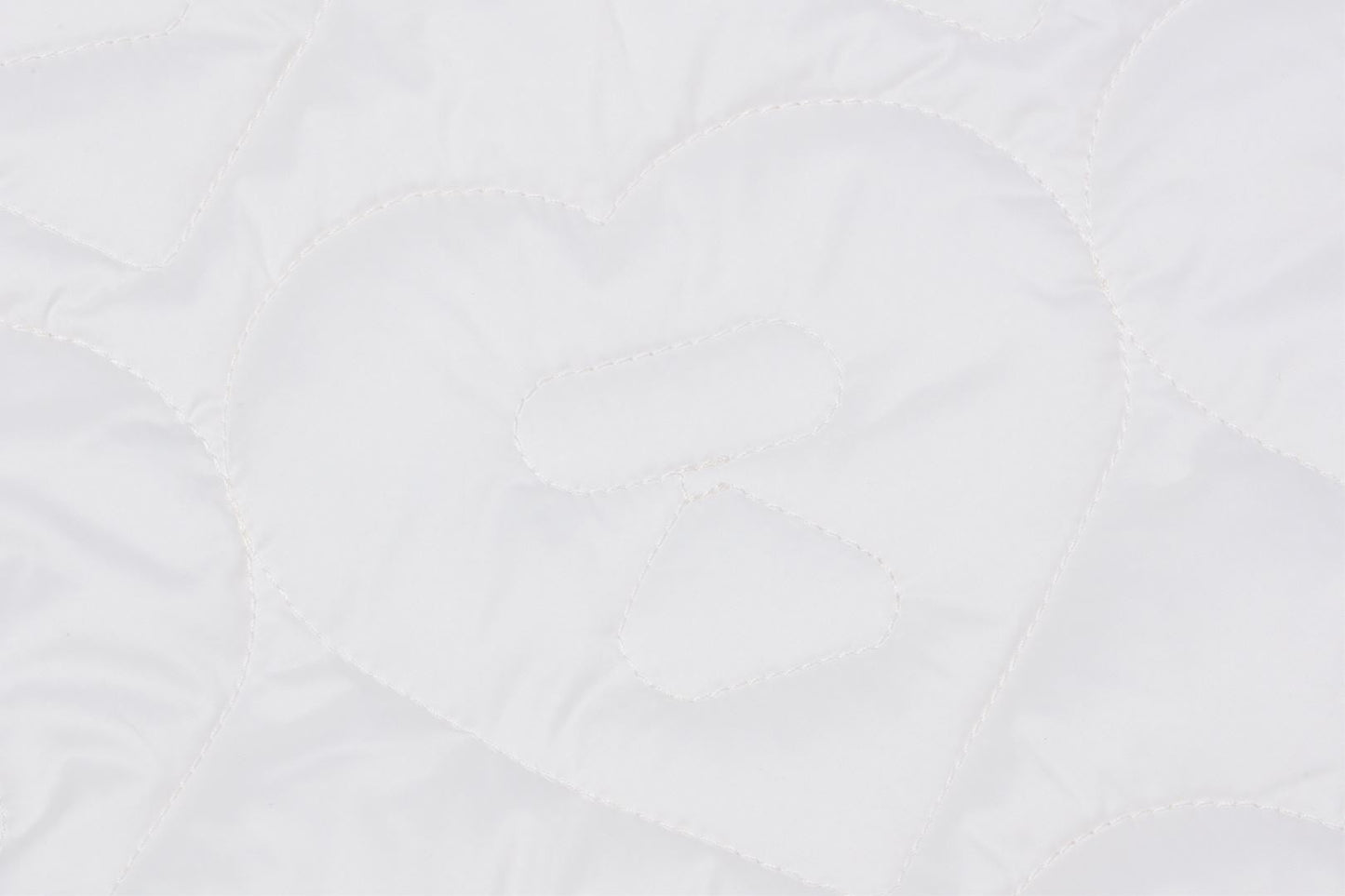 BAPE QUILTED HEART MONOGRAM TOTE BAG