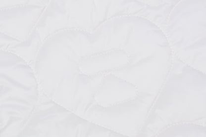 BAPE QUILTED HEART MONOGRAM TOTE BAG