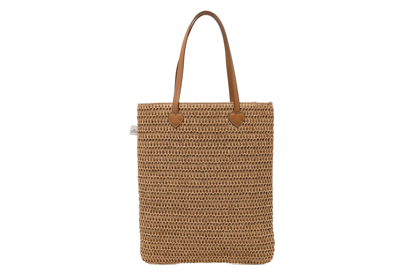 BAPE HEART BADGE WEAVING TOTE BAG
