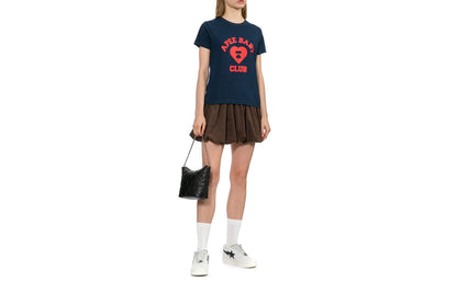 BAPE QUILTED HEART MONOGRAM MINI HANDBAG