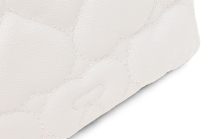 BAPE QUILTED HEART MONOGRAM HANDBAG