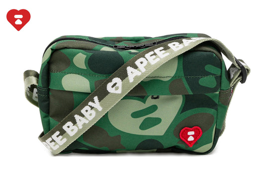 BAPE HEART BADGE CROSSBODY CAMO MINI BAG #1