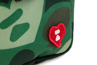BAPE HEART BADGE CROSSBODY CAMO MINI BAG #1