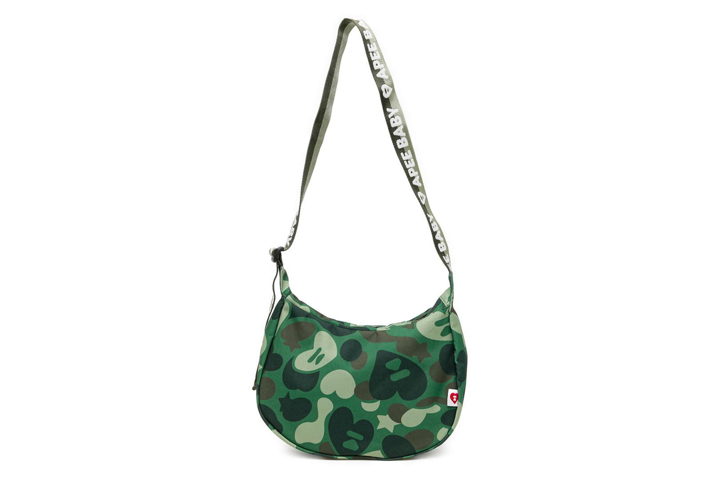 BAPE HEART BADGE CROSSBODY CAMO MINI BAG #2