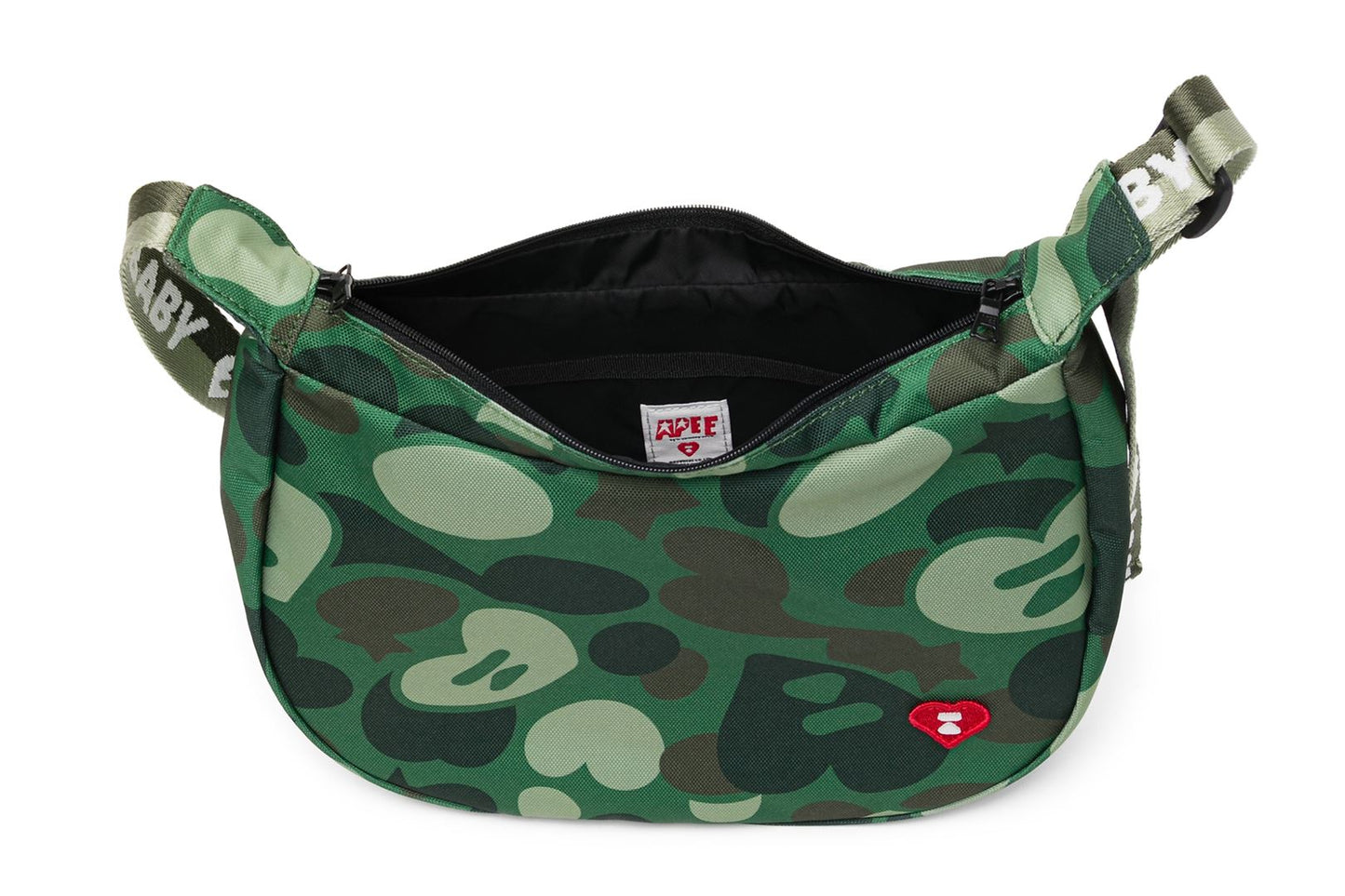 BAPE HEART BADGE CROSSBODY CAMO MINI BAG #2