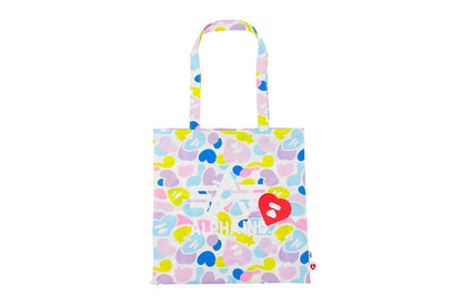 BAPE APEE X ALPHA INDUSTRIES CAMO TOTE BAG