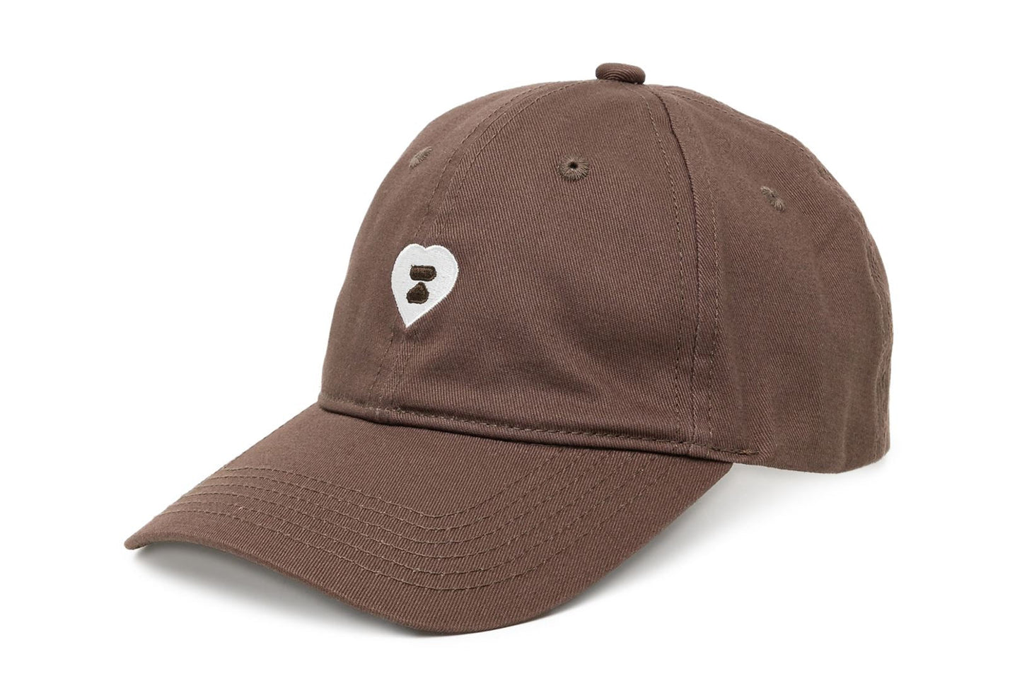 BAPE 心形刺繡洗水牛仔帽