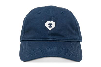 BAPE 心形刺繡洗水牛仔帽
